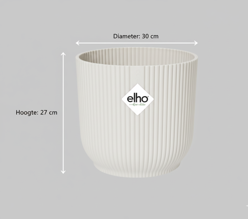 Combi deal - Kentia palm + Elho Vibes Fold Round - 180 cm