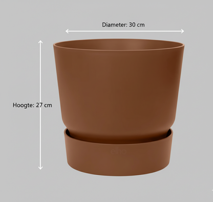 Combi deal - Areca palm + Elho Greenville Round - 110 cm