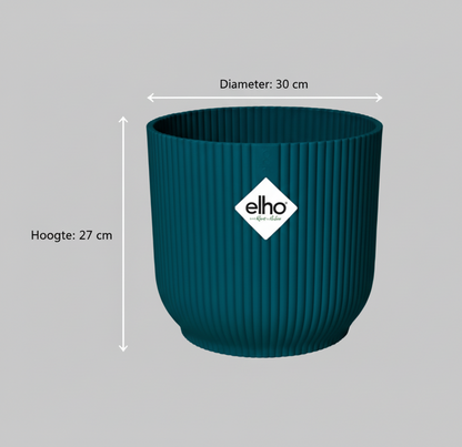 Combi deal - Monstera Pertusum + Elho Vibes Fold Round - 150 cm