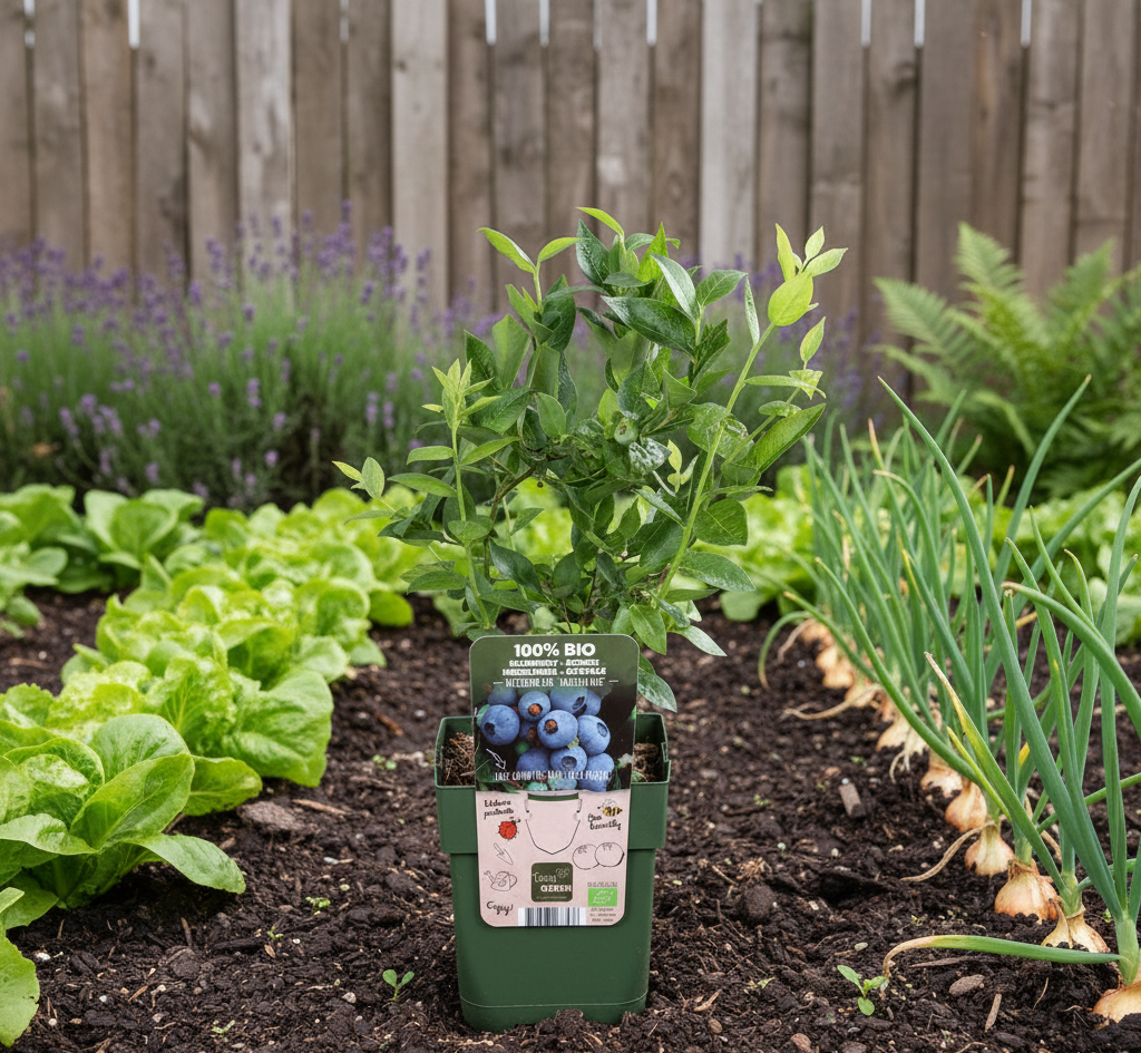 Biologische Bosbessenplanten