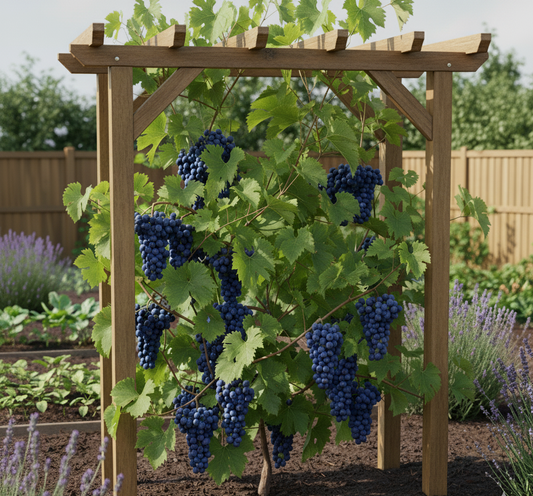 Biologische Blauwe Druivenplanten