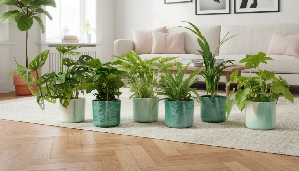 Verrassingsbox - 6 planten + Elho Ocean Round pacifisch