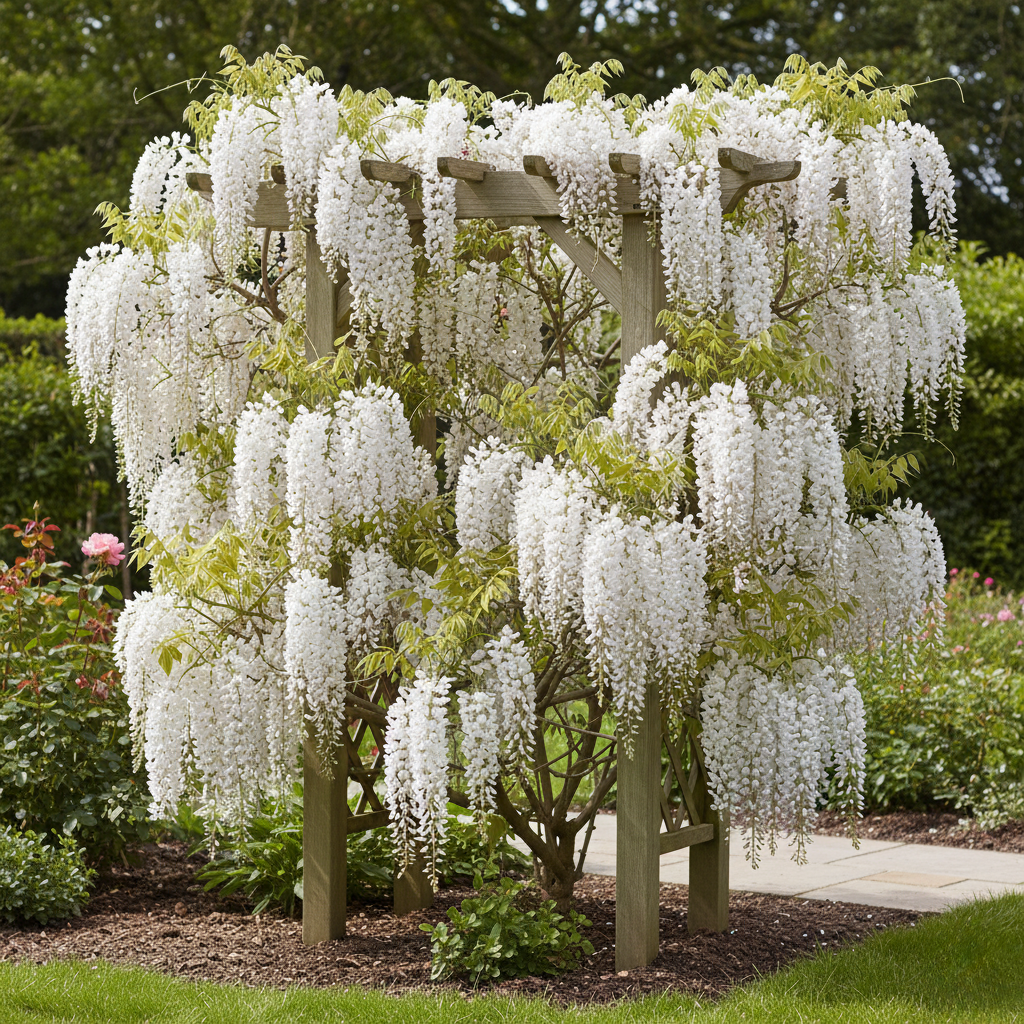 Wisteria floribunda Wit (2 stuks)