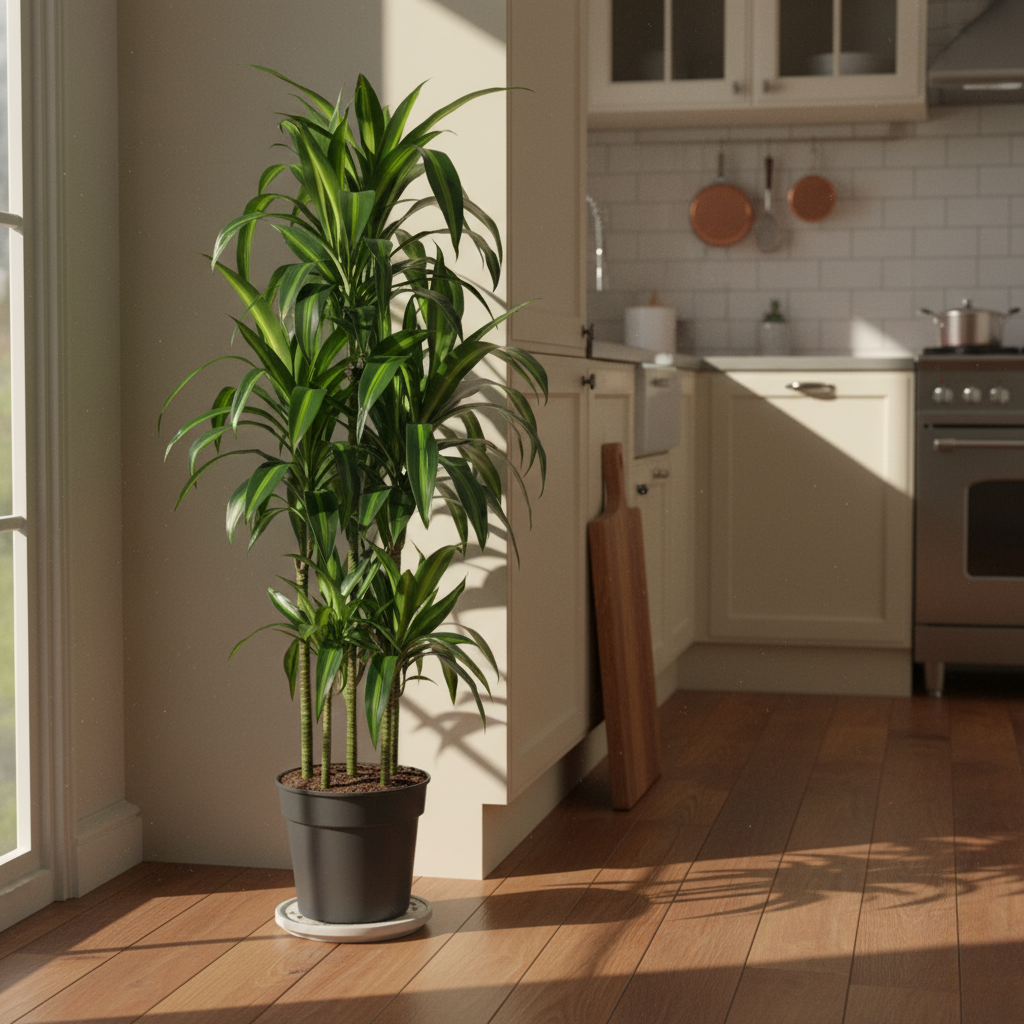 Dracaena Hawaiiana Carrousel - 150 cm