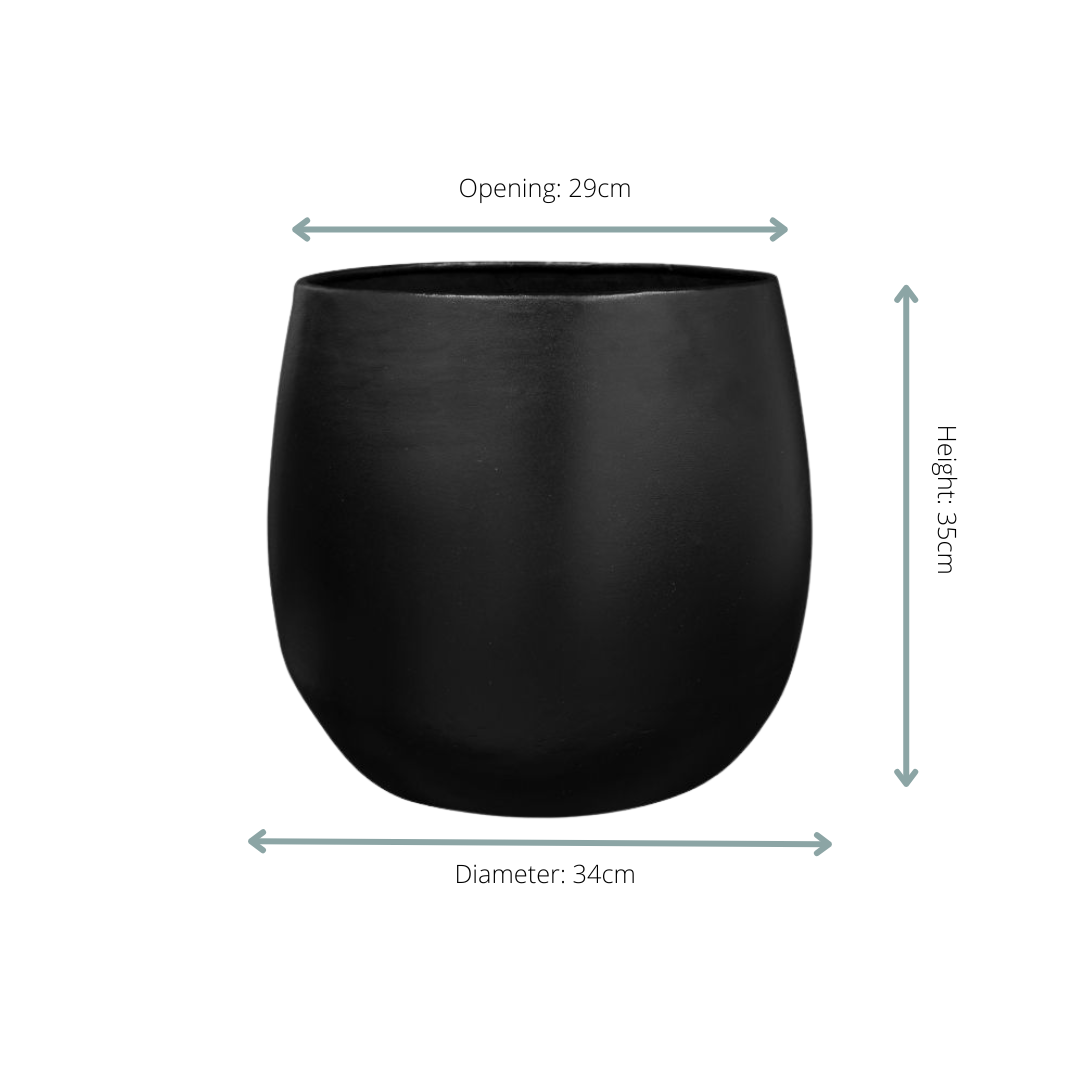 Pot Stijn zwart