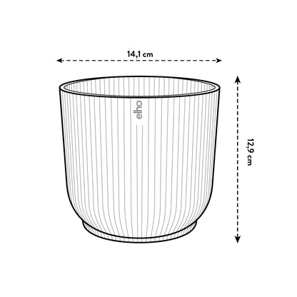 Elho Vibes Fold Round wit