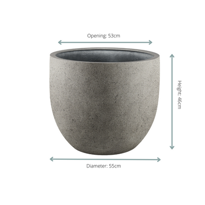 Pot Grigio New Egg Natural Concrete